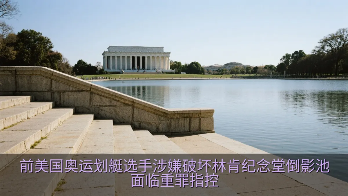 前美国奥运划艇选手涉嫌破坏林肯纪念堂倒影池 面临重罪指控